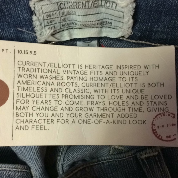 Current Elliot Cheville Ankle Skinny Jeans Size 26 - Picture 8 of 8